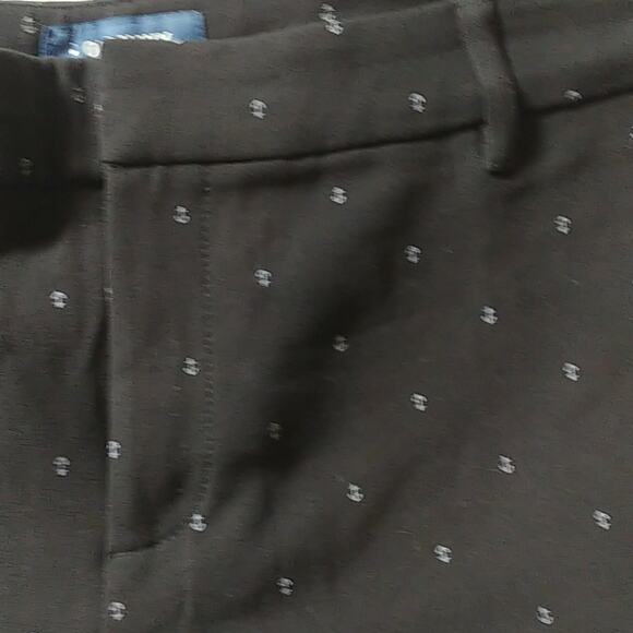 Old Navy Pants Harper Anchor Nautical Cropped Navy Blue Sz. 16 - Picture 2 of 4